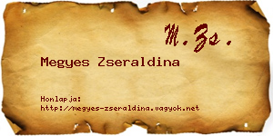 Megyes Zseraldina névjegykártya